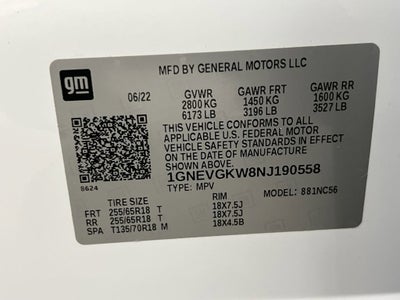 2022 Chevrolet Traverse LT