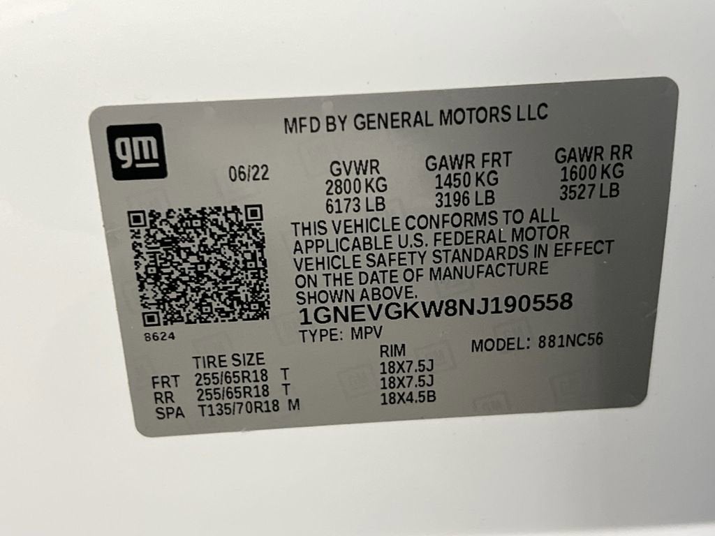 2022 Chevrolet Traverse LT