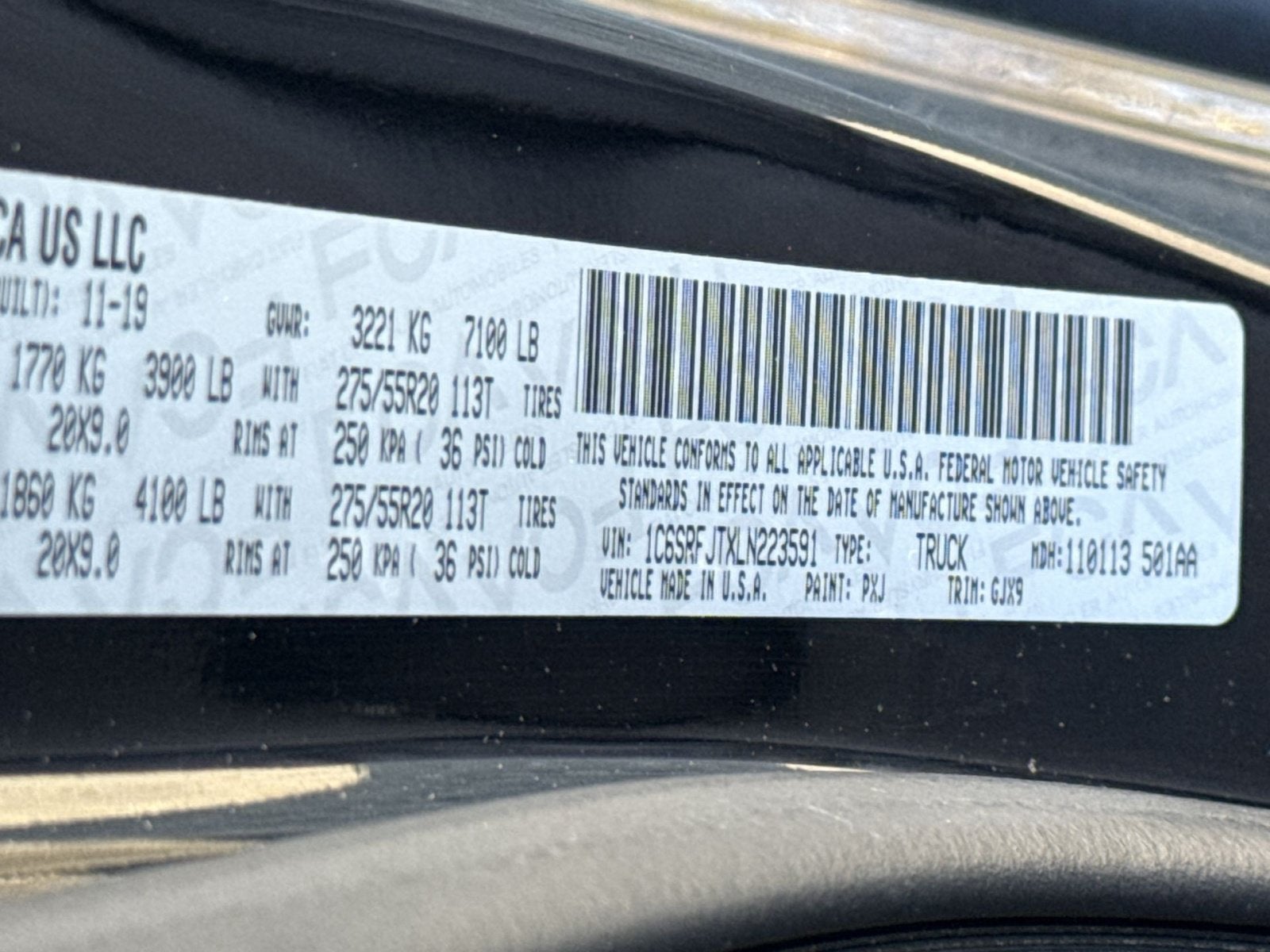 2020 RAM 1500 Laramie