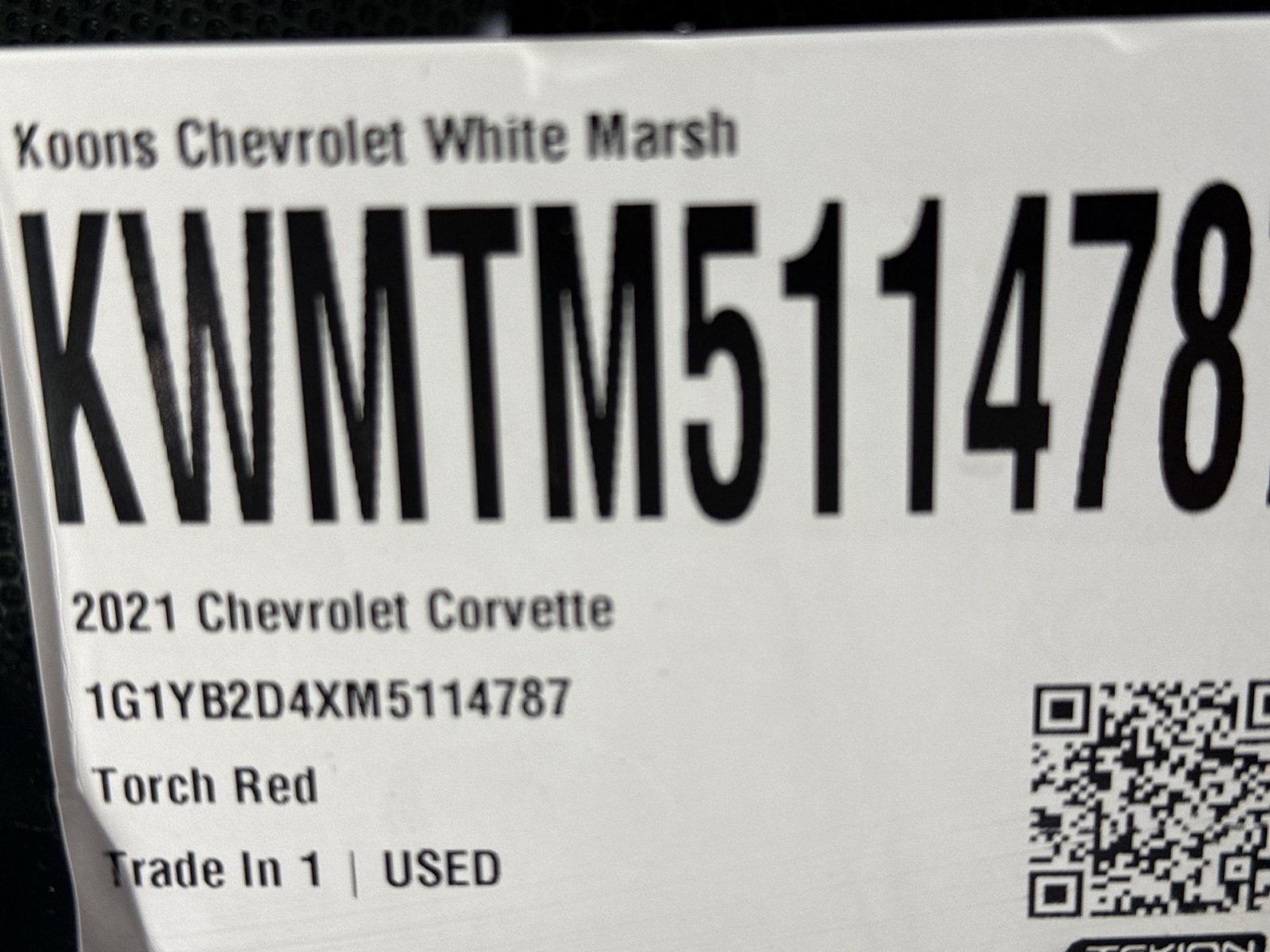 2021 Chevrolet Corvette Stingray 2LT
