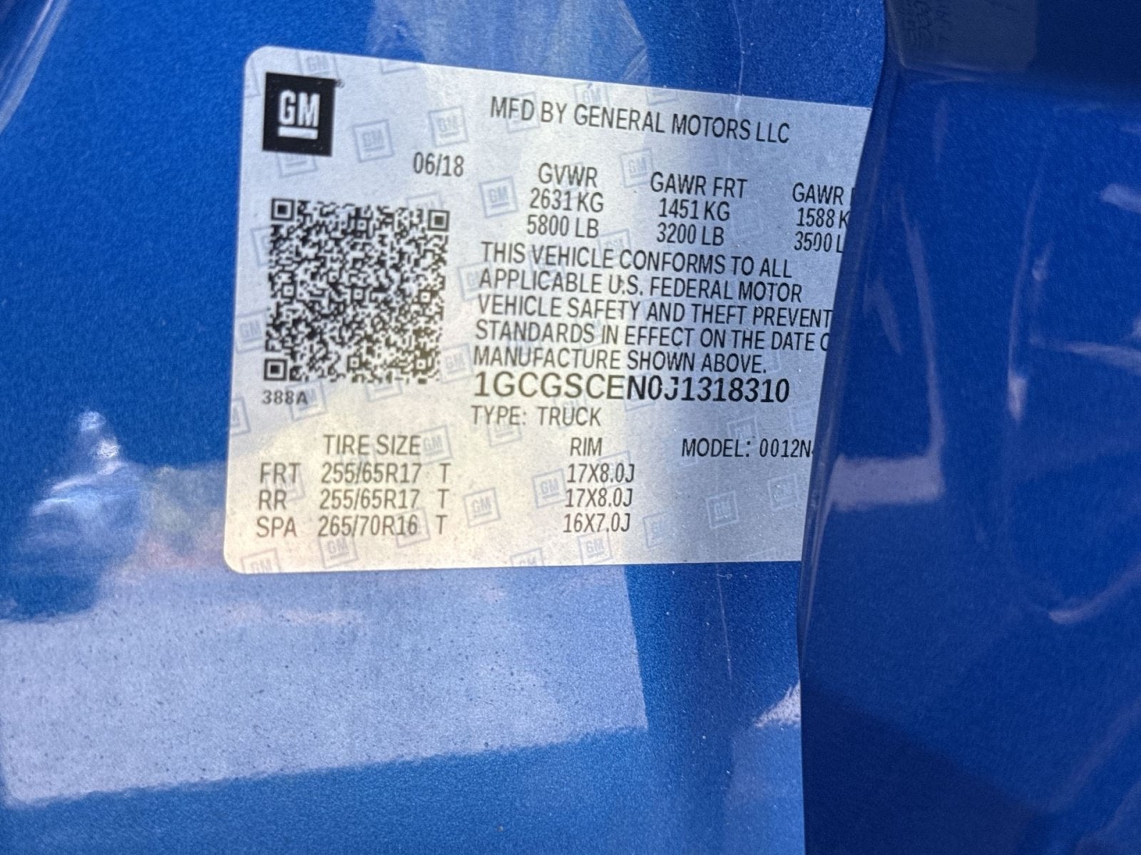 2018 Chevrolet Colorado 2WD LT