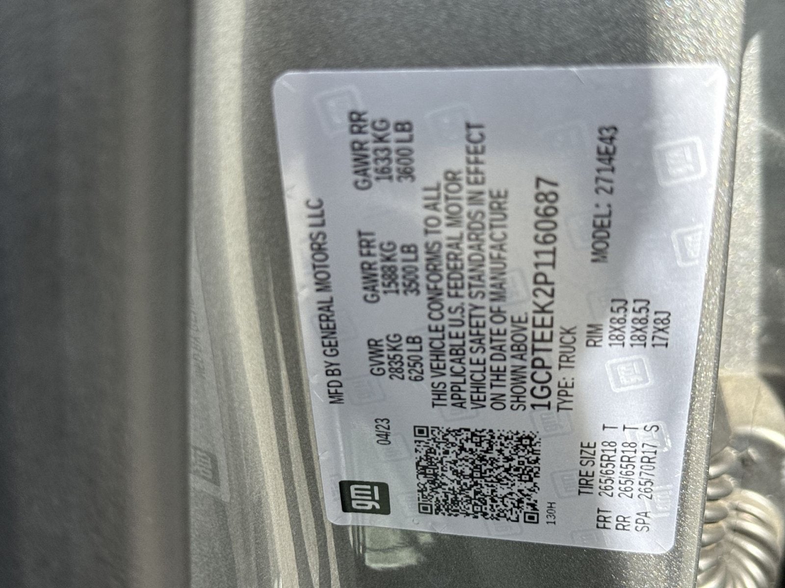 2023 Chevrolet Colorado 4WD Trail Boss