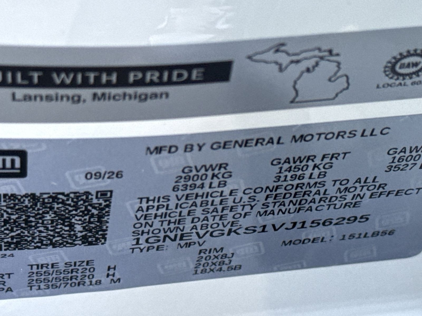 2027 Chevrolet Traverse LT