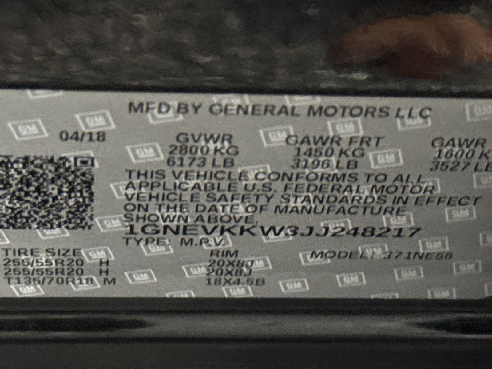 2018 Chevrolet Traverse High Country