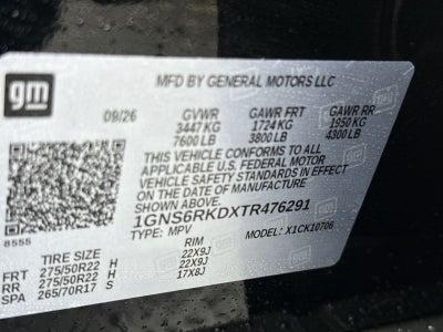 2026 Chevrolet Tahoe RST