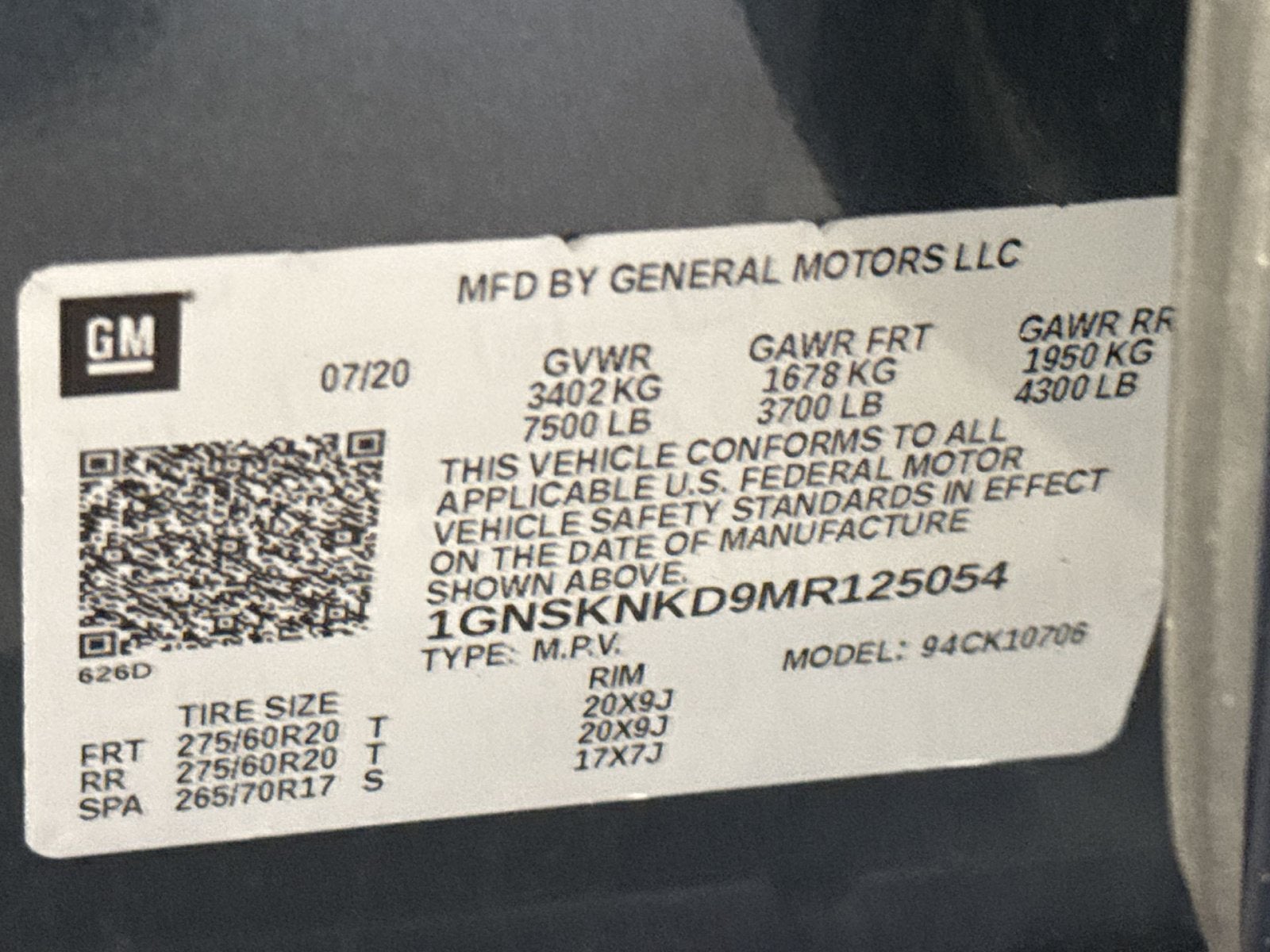 2021 Chevrolet Tahoe LT