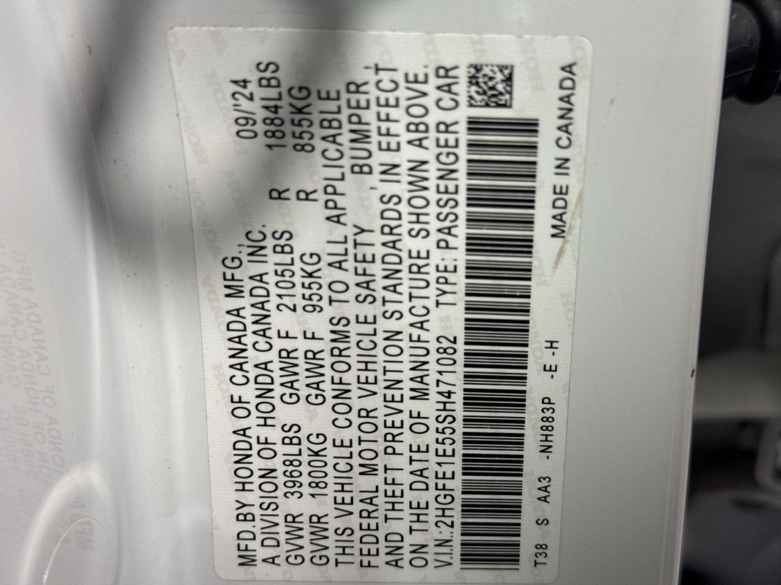 2025 Honda Civic Si Manual