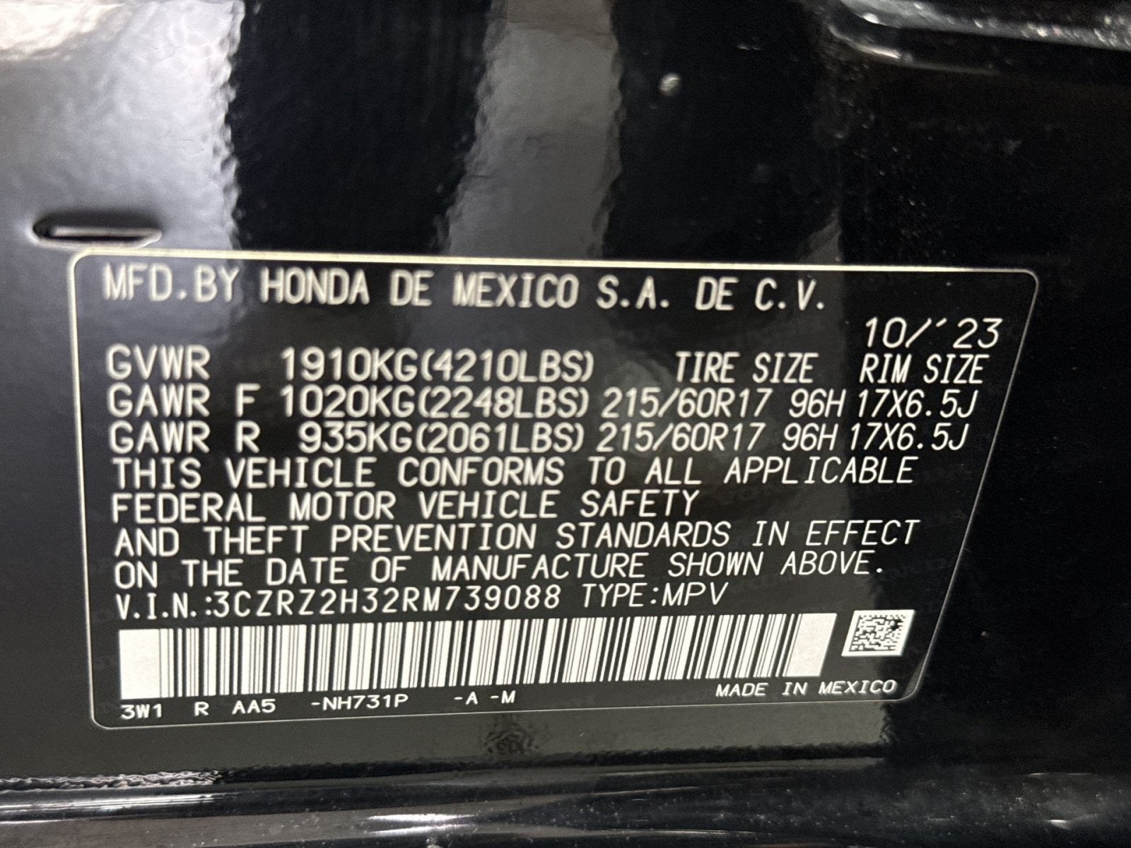 2024 Honda HR-V LX