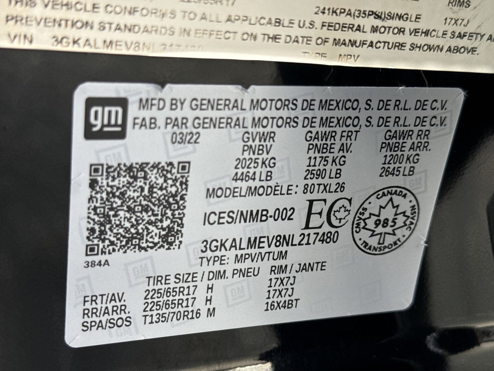 2022 GMC Terrain SLE