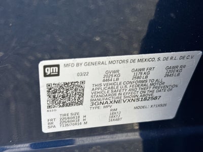 2022 Chevrolet Equinox Premier