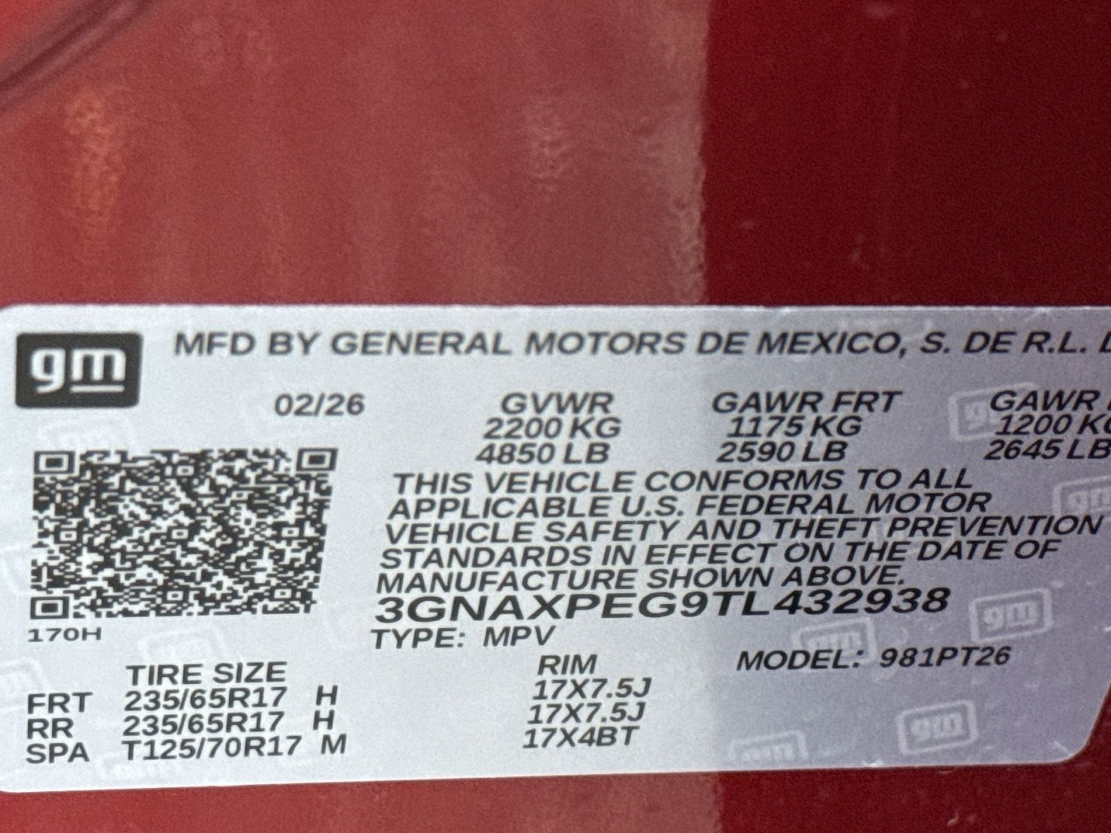 2026 Chevrolet Equinox LT