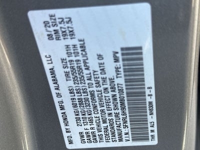2021 Honda Odyssey Elite