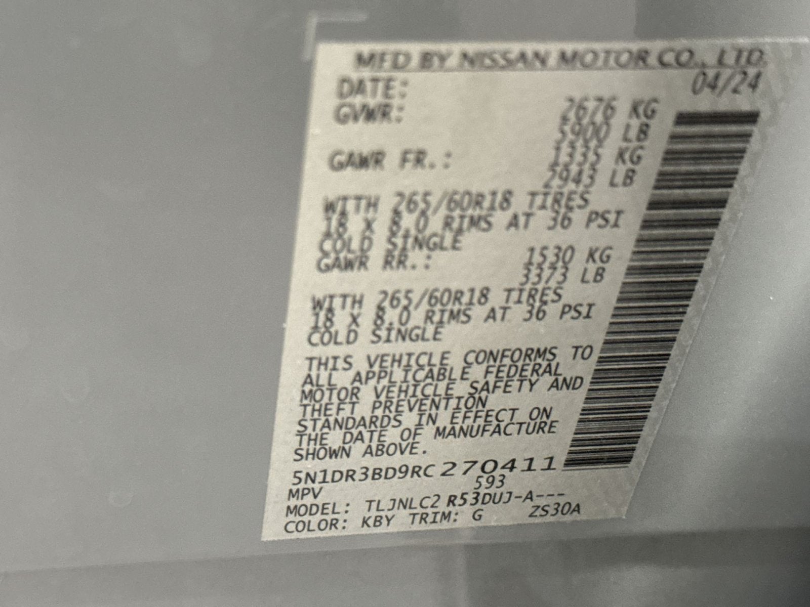 2024 Nissan Pathfinder Rock Creek