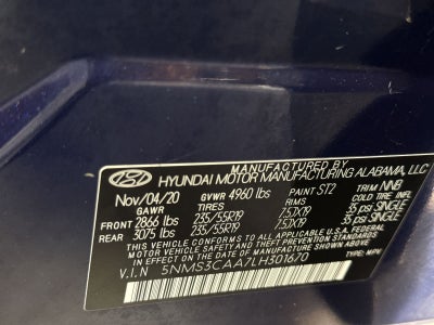 2020 Hyundai Santa Fe SEL
