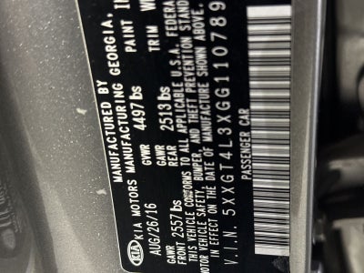 2016 Kia Optima LX