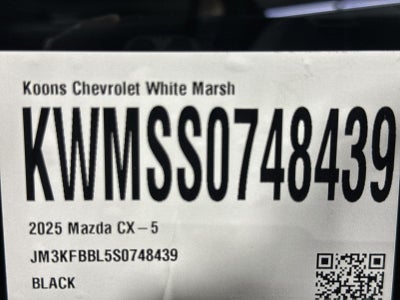 2025 Mazda Mazda CX-5 2.5 S Select Package