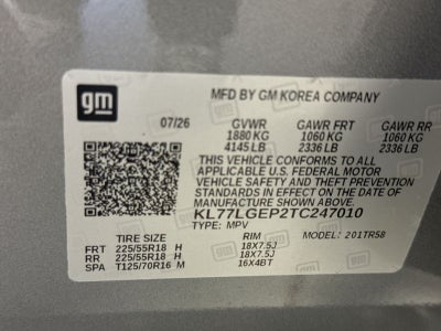 2026 Chevrolet Trax 1RS