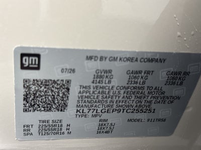2026 Chevrolet Trax 1RS