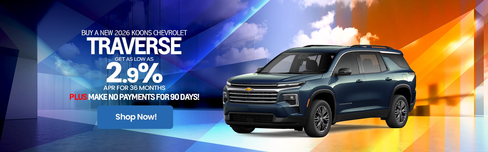 BUY A NEW 2026 KOONS CHEVROLET TRAVERSE