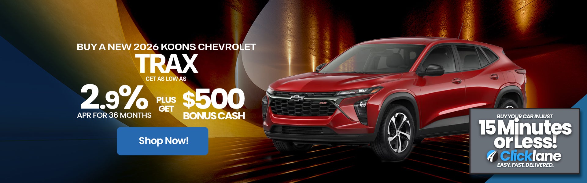 2026 Chevrolet Trax APR Offer