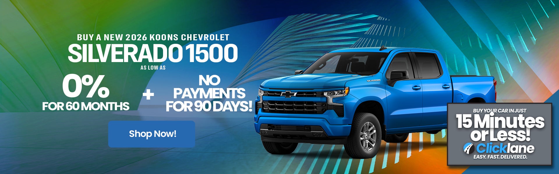 2026 Chevrolet Silverado 1500 APR Offer