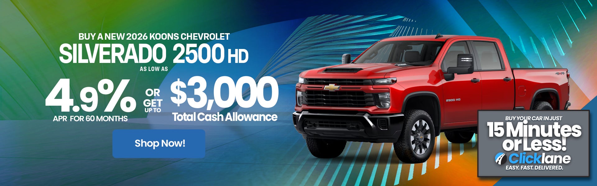 2026 Chevrolet Silverado 2500 APR Offer