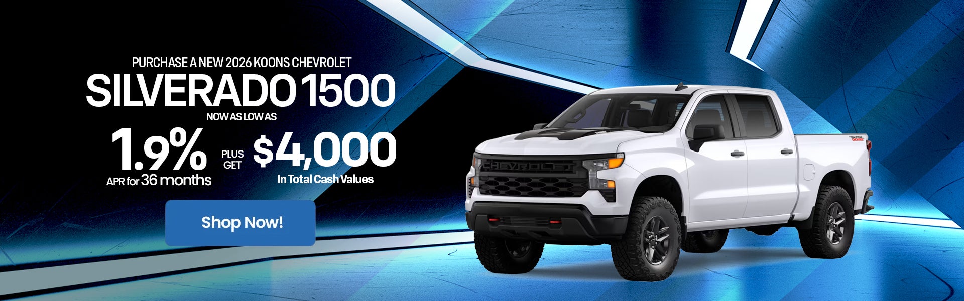 2026 Chevrolet Silverado 1500 APR Offer