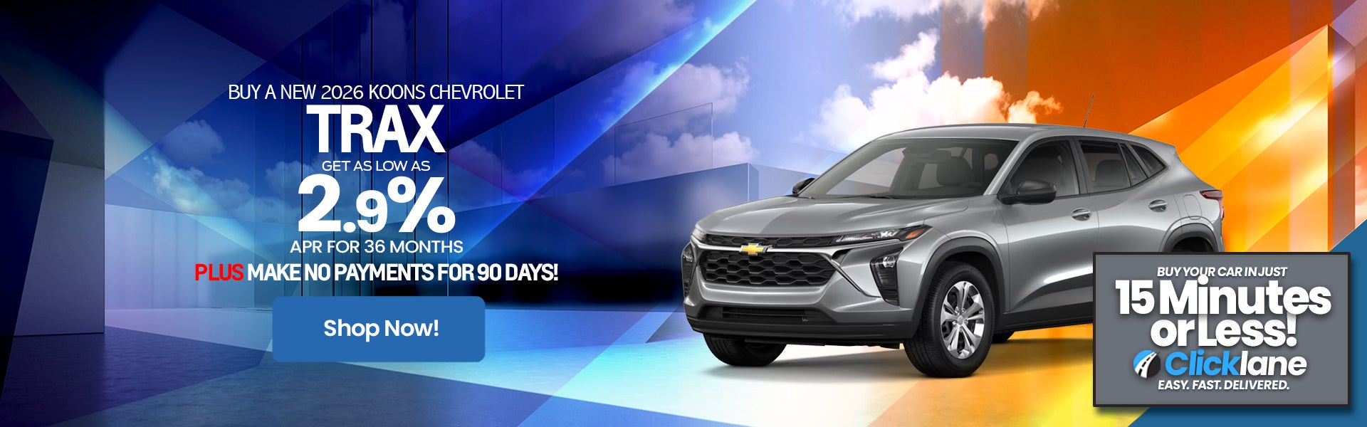 2026 Chevrolet Trax APR Offer